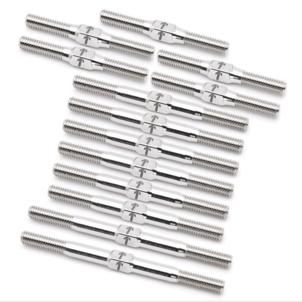 1UP Racing 74922 - Pro Duty Titanium Turnbuckles for Awesomatix A800R, Polished