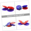 BESPORTBLE 3sets Percussion for Castanets Music Plaything for Early Musical Education Bright Red Blue for Preschool Learning and Rhythm Development 6pcs*3 view 3