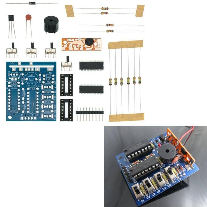 16 Music Sound Box BOX-16 Board 16-Tone Electronic Module DIY Kit Parts Components Soldering Practice Learning Kits for Arduino