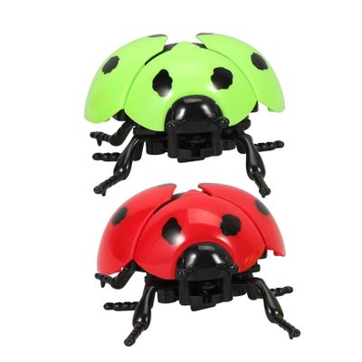 CIYODO 2pcs Wind Up Ladybug Cute Clockwork Playthings for Safe Edges Present for Preschoolers and Birthday Celebrations