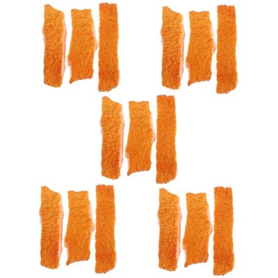SUPVOX 15pcs Artificial Fried Pork Cutlet Simulation Food Props for Kitchen Home Decoration Realistic Models for Photography Restaurant Displays and Desktop Decor