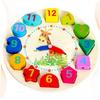 Hemoton Wooden Beads Clock Educational Wooden Clock for Learning Numbers and Colors Safe and Plaything for Boys and Present for Early Development view 4