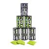 Fun Express Beetlejuice Cardboard Stacked Can Toss Game with Bean Bags - 9 Pieces view 1