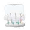 DECHOUS Bottle Drain Rack Newborn Bottles Organizer Drying Stand Eco-Friendly Material Flexible Branches Skid Handle Cover view 1