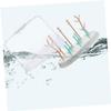 DECHOUS Bottle Drain Rack Newborn Bottles Organizer Drying Stand Eco-Friendly Material Flexible Branches Skid Handle Cover view 2