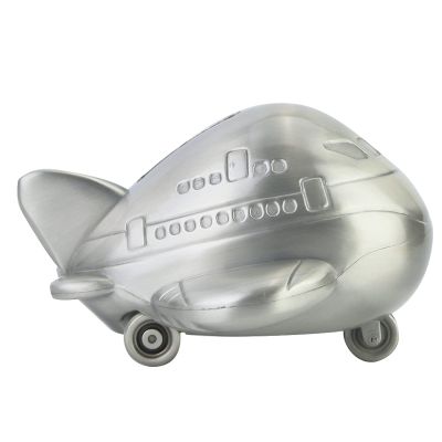Air Plane Shape, Zinc Alloy Bank Children Saving Airplane Savings 0 Money Box Vintage Airplane Bank Jar for Boys
