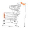 CORHAD Supermarket Handcart Modes Trolley Handcart Toys Desktop Ornament Mini Shopping Cart Boys and Girls Toy view 2