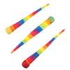 Fun Express 3" Foam Catch Balls with Bright Rainbow Tails - 6 Pc. view 1