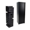 WE Games Wooden Block Stacking Party Game for Adults Painted Solid Color, Tumble Tower Wedding Guest Book Alternative, Tabletop Games, Includes Storage Case, 12 inches view 1