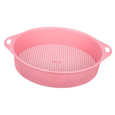 UKCOCO Multi Use Gardening Mesh Sieve Lightweight Sifting Pan for Soil and Rocks Durable Material for Planting and Beach Play Present for Garden Lovers
