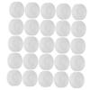 Anneome 50pcs Plastic Pulley Wheel: Transmission Belt Pulley Motor Gears Model Toy Car Accessories for DIY Model Toy Car Robot Airplane Parts White view 1
