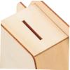 Abaodam 5Pcs DIY Wooden Car Shaped Piggy Bank Unfinished Coin Saving Pots Versatile Money Saving Box for Decor Fun Craft Activity for Savings view 3
