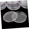FUNOMOCYA 100pcs Plastic Jewelry Boxes Small Jewelry Storage Coin Holder Capsules Container Reusable Portable Easy Open Close for Beads Storage view 2