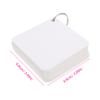 Angoily 1Set Blank Flash Cards Pre Punched Notecards with Binder Rings Multipurpose Memo Cards for Studying DIY Projects and Game Playing Compact for Easy Carrying view 2