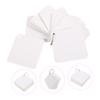 Angoily 1Set Blank Flash Cards Pre Punched Notecards with Binder Rings Multipurpose Memo Cards for Studying DIY Projects and Game Playing Compact for Easy Carrying view 4