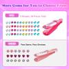 MUTUALUS Gem Pen Hair Stamper Kit - 48 Reusable Hair Jewels | Non-Toxic Bedazzler for Girls Ages 3-12 | Party School Hair Bling Tool | Gift-Ready Toy view 4