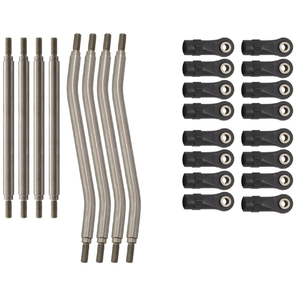 Compatible with Axial for Capra AXI03004 1/10 RC Crawler Car Upgrade Parts Metal Suspension Link Rod Linkage Steering Pull Rod RC Car Parts