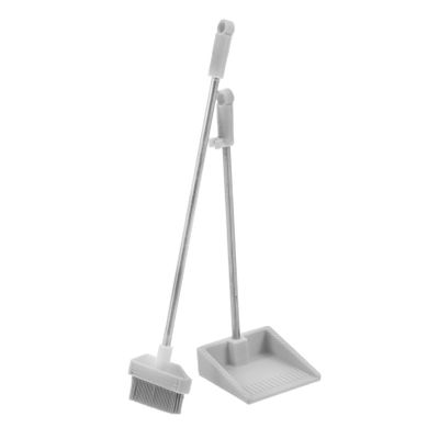 DOITOOL Mini Dustpan Broom Cleaning Toys for Dollhouse House Cleaning Miniature Decor