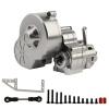 RC Transmission Gearbox Compatible with Axial SCX10 AX10 for Wraith 1/10 RC Crawler Car Upgrade Parts Metal 1 Speed Gearbox Transmission Box with Dig Gear view 2