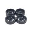 27mm Drift Wheels for Wl Toys 1/28 k969 k979 k989 k999 P929 P939 284131 iw04m iw02 rm02 rm03 dgawd MINI-Q KYOSHO RC Car Parts(Black) view 1