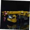 BESPORTBLE Alloy Crane Model Toy for Boys and Girls 1:55 Scale Construction Crane Vehicle Simulation Function Desktop Ornament for Kids for Indoor Play and Collecting view 4