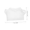 BESPORTBLE Sublimation Clothing Accessories Stuffed Animals White Bear Shirt for DIY Plush Comfortable Clothes for Creative Projects Present for Bear Enthusiasts view 2