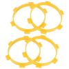 4PC Rubber Tire Mounting Glue Bands Diameter 85mm for RC Parts 1/8 Buggy 1/10 Short Course Truck Accessories Tools Yellow view 1