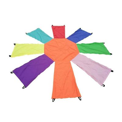 Abaodam Rainbow Umbrella Toy for Boys and Girls Octagonal Coordination Game Fun Parent-Child Activity Sensory Training Equipment Suitable for Outdoor Play