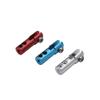 2PCS Piece Dia. 2mm Aluminum Steering Gear Rod Chuck Servo Positioning Steering Clip Seri Push Rod Clip(Red) view 3