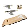 NOAHWOOD 2025 16G Fingerboard Complete (6-Layer Colour Maple Wooden Pro Deep Concave 35 x 97mm Handmade Deck + 34mm Noah ii Truck + Beige Wheels ii) Brown view 1