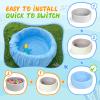 Foam Ball Pit, 35 inch x 12 Inch Soft Ball Pit for Kids, Indoor Playground Ball Pool, Outdoor Swimming Pool, Ideal Gift for Children - Balls not Included view 4