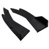 Amosfun 2Pcs Carbon Fiber Rear Splitter Spoiler Diffuser for Vehicles Protects Against Abrasion Easy Installation with Pre Drilled Enhances Aggressive view 1