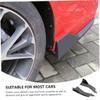 Amosfun 2Pcs Carbon Fiber Rear Splitter Spoiler Diffuser for Vehicles Protects Against Abrasion Easy Installation with Pre Drilled Enhances Aggressive view 2