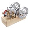 Hit and Miss Engine Model That Works, Metal Horizontal Hit and Miss Water-Cooled Gasoline Engine Internal Combustion Engine Model with Flywheel Speed Limiter, Gift for Adult view 1