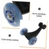 BESPORTBLE Boys and Girls Swivel Car Replacement Wheels 4 Pack Universal Plastic Wheels for Children view 3