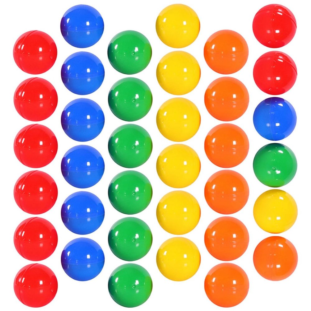 Kisangel 100pcs Openable Raffle Lottery Balls for Party Games 3CM Colorful Drawing Balls Fun Entertainment Props for Festivals and Events