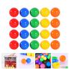 Kisangel 100pcs Openable Raffle Lottery Balls for Party Games 3CM Colorful Drawing Balls Fun Entertainment Props for Festivals and Events view 3