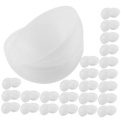 Garneck 40pcs Raffle Game Balls White Lottery Balls Openable Design Lightweight Reusable