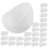 Garneck 40pcs Raffle Game Balls White Lottery Balls Openable Design Lightweight Reusable view 1