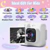 ETIKEZ Kids Camera, 1080P Instant Digital Print Camera for Kids, Christmas Birthday Gifts for 4 5 6 7 8 9 10 Year Old Girls Boys with 32GB SD Card & 3 Rolls Printing Paper,1 Count,White view 2
