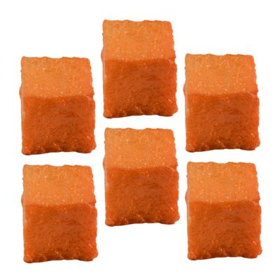Milisten 6pcs Lifelike Fish Tofu Props Realistic Food Model for Hot Pot Restaurant Displays Supermarket and Home Decor for Photography and Decoration