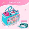 Ottkids Carrying Case Compatible with Toniebox 2/1, Portable Organizer Case for Tonie Figures Characters, Headphones & Accessories, Storage Travel Case with Shoulder Strap and Handle(Light Blue) view 2