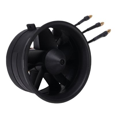 Ducted Fan, 64mm 3200KV Brushless Motor Duct Fan Assembly Ventilation Exhaust for Computer Cooling, 5 Vane, Thrust up to 1720g, Control Board and Switch Components Included