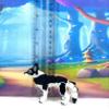 1pc 3D Printed Wolf, White and Gray Fidget Wolf, Full Body Articulated Animal Toy, Fidget ADHD Autism Toy WC3002-BLK-1x (Small - 2.5 Inches) view 1
