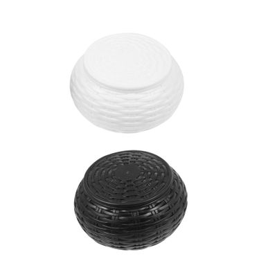 JOINPAYA 1Pair Go Chess Storage Can Practical Plastic Holders for Easy Organization Lightweight Design for Chess Lovers for Leisure Games and Parties