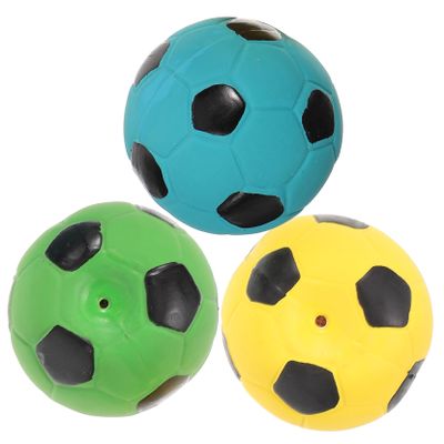 Abaodam 3pcs Sound Football Toy for Boys and Girls 7cm Interactive Bouncy Balls Sound Funny Colorful Football Shape Balls for Playtime and Outdoor Fun