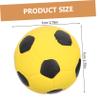 Abaodam 3pcs Sound Football Toy for Boys and Girls 7cm Interactive Bouncy Balls Sound Funny Colorful Football Shape Balls for Playtime and Outdoor Fun view 2
