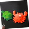 SOPOTUTU 4pcs Pull String Moving Paper Toy Adorable Turtle Model Blank Design for Creative Painting Safe and Fun Craft Activity for Boys and Girls for Family Bonding view 2