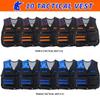 10 Sets Tactical Vest Kit for Nerf Party Supplies Favor, 200 Foam Darts, 10 Protective Goggles & Masks, Wristbands  for Boys Birthday Parties Gifts, Blue and Orange Teams view 2