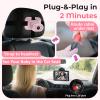 AMTIFO Baby Car Camera for Girls: 1080P HD Rear-Facing Backseat Camera with IR Night Vision - Plug & Play Installation 4.3" Monitor for Infant/Toddler Safety (Pastel Pink) view 3